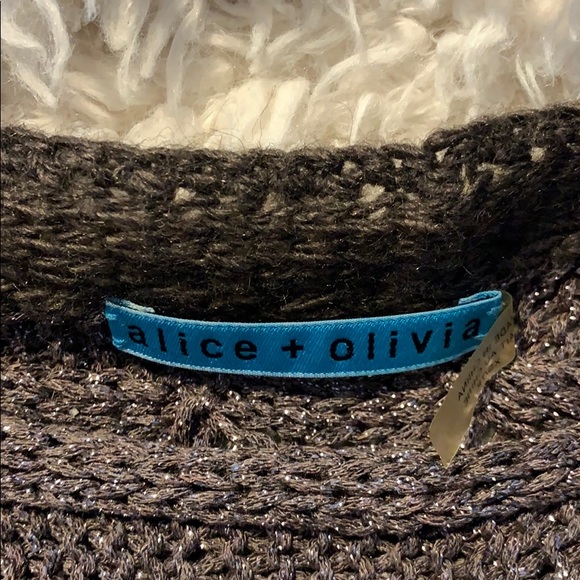 Alice + Olivia Hayden Dolman Metallic Sweater - Picture 2 of 2